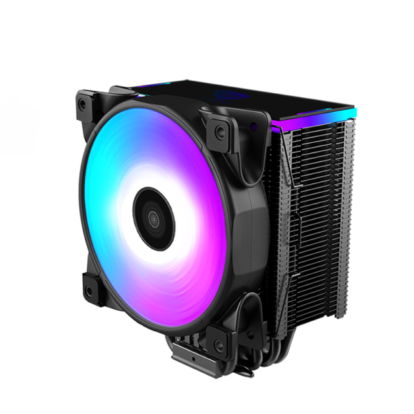 PCcooler GI-D56A HALO RGB 120mm PWM VortexPro CPU Cooler For Sale