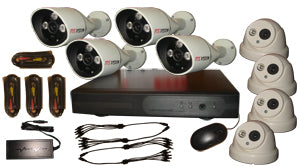 FosVision package 8ch DVR and 8 AHD Cam 5mp night vsion 3.6mm (378 631N50) Supply