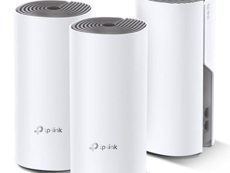 TPLink Deco E4 (3-Pack) AC1200 Whole Home Mesh Wi-Fi System For Sale