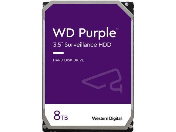 Western Digital WD Purple 8TB WD82PURZ 7200 RPM 256MB Cache (Surveillance) on Sale