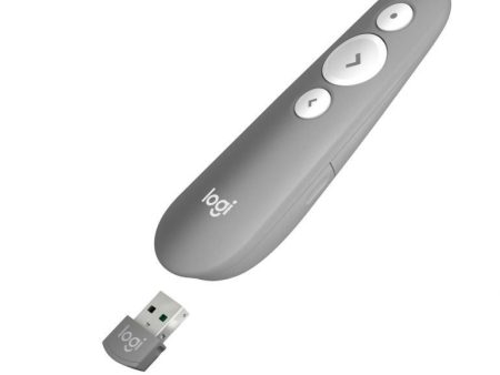 Logitech R500 Wireless Presenter w  Laser Pointer Graphite Supply