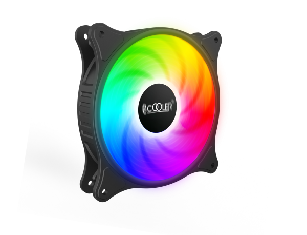 PCcooler Halo Dynamic Color 120mm Case Fan FX-120-3 For Discount