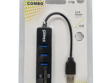 USB 2.0 3+2 Hub Card Reader Discount