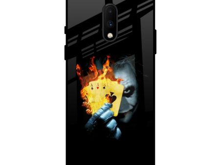 AAA Joker Glass Case for OnePlus 7 Discount