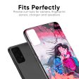 Radha Krishna Art Glass Case for Xiaomi Redmi Note 7S Sale