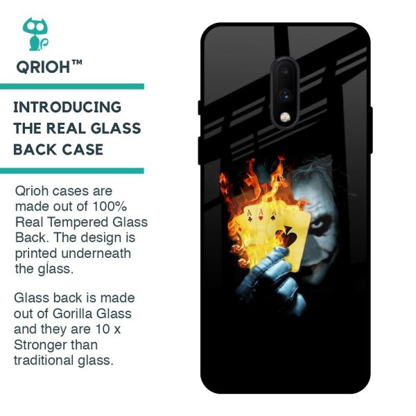 AAA Joker Glass Case for OnePlus 7 Discount