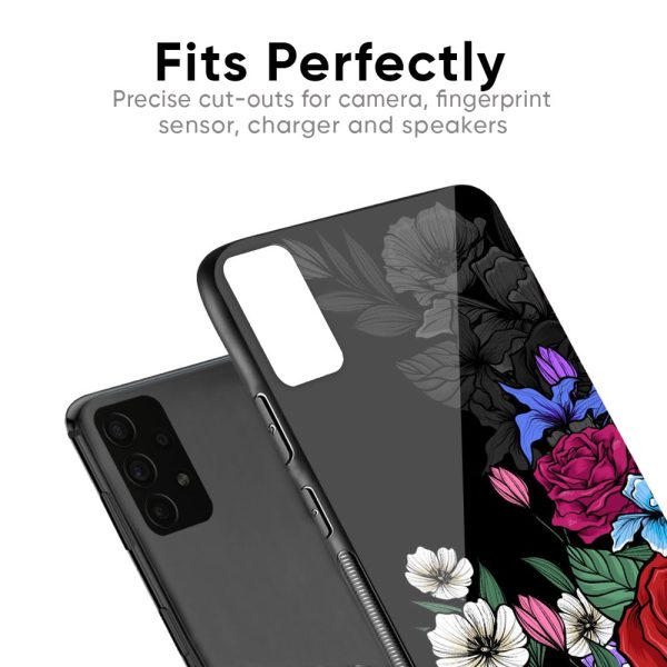 Rose Flower Bunch Art Glass Case for Xiaomi Redmi Note 7S Online Hot Sale