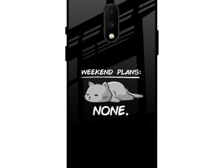 Weekend Plans Glass Case for OnePlus 7 on Sale