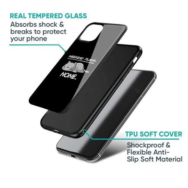 Weekend Plans Glass Case for iPhone XS Hot on Sale