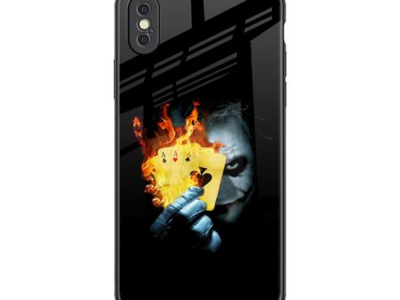 AAA Joker Glass Case for iPhone XS Fashion