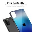 Blue Rhombus Pattern Glass Case for iPhone 15 Pro Max Discount