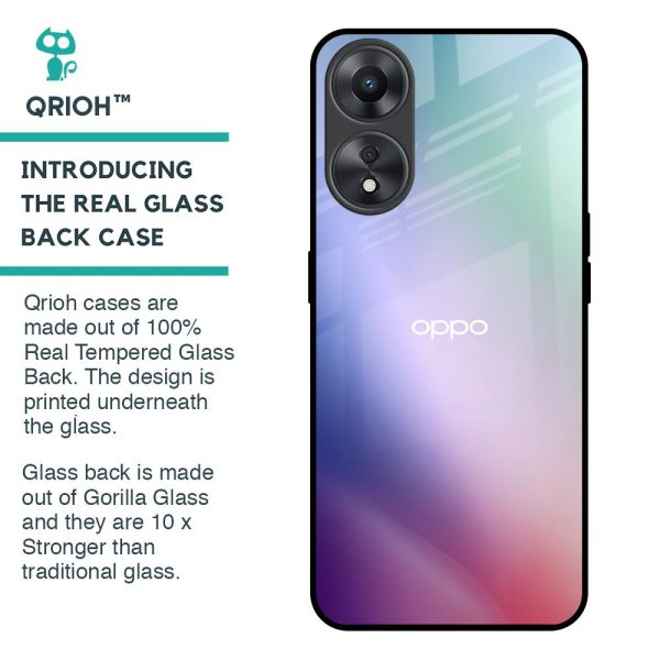 Abstract Holographic Glass Case for Oppo A58 5G Cheap