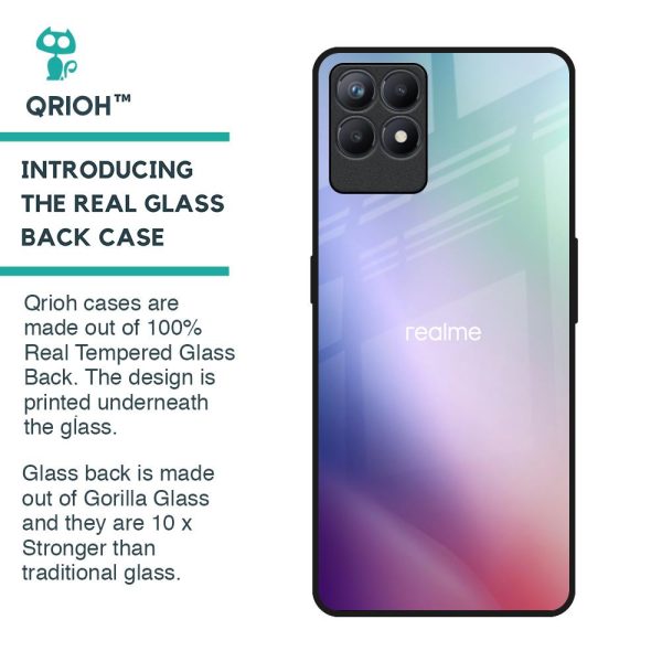 Abstract Holographic Glass Case for Realme Narzo 50 Fashion