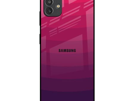 Wavy Pink Pattern Glass Case for Samsung Galaxy M13 5G Cheap