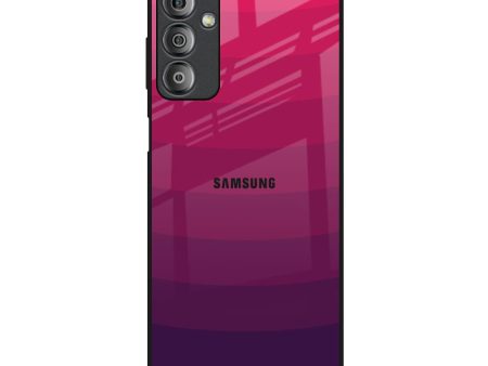 Wavy Pink Pattern Glass Case for Samsung Galaxy F23 5G Online now