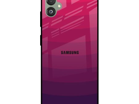 Wavy Pink Pattern Glass Case for Samsung Galaxy F14 5G on Sale