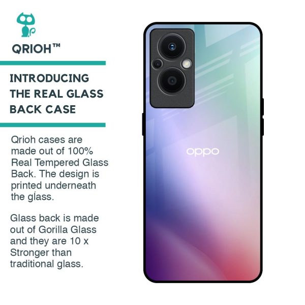 Abstract Holographic Glass Case for OPPO F21 Pro 5G Sale