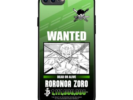 Zoro Wanted Glass Case for iPhone 7 Plus For Cheap