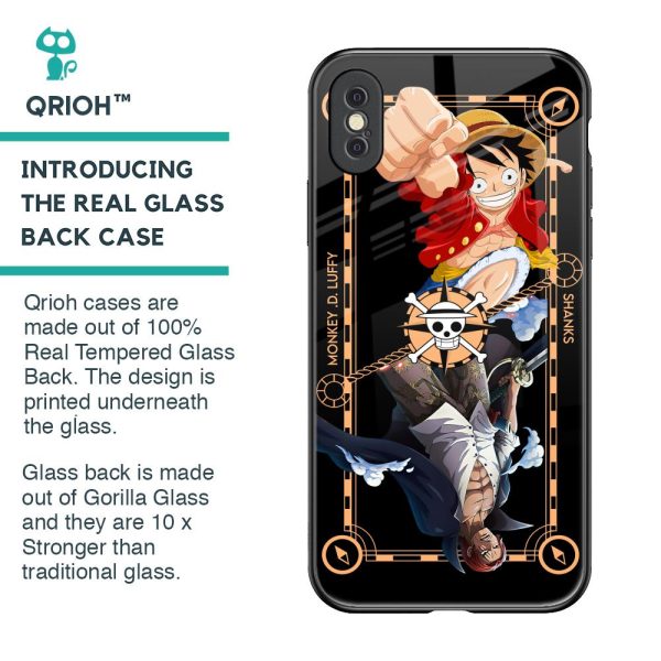 Shanks & Luffy Glass Case for iPhone XS Max Online