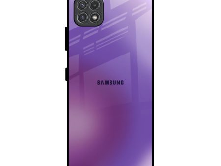 Ultraviolet Gradient Glass Case for Samsung Galaxy F42 5G on Sale