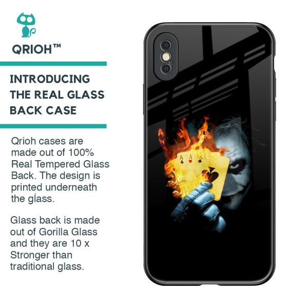 AAA Joker Glass Case for iPhone XS Max Fashion