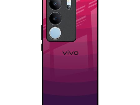 Wavy Pink Pattern Glass Case for Vivo V29 Pro 5G Discount