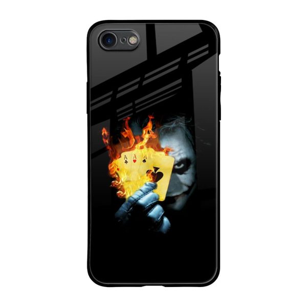 AAA Joker Glass Case for iPhone 8 For Cheap