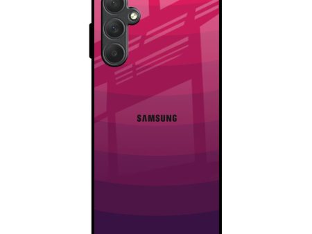 Wavy Pink Pattern Glass Case for Samsung Galaxy M54 5G Online Sale