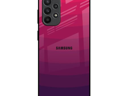 Wavy Pink Pattern Glass Case for Samsung Galaxy A23 Online now