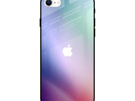 Abstract Holographic Glass Case for iPhone SE 2022 Fashion