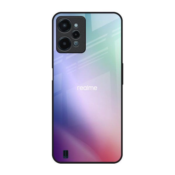 Abstract Holographic Glass Case for Realme C31 Fashion