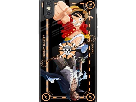 Shanks & Luffy Glass Case for iPhone XS Max Online