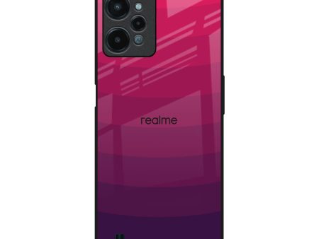 Wavy Pink Pattern Glass Case for Realme C31 Hot on Sale