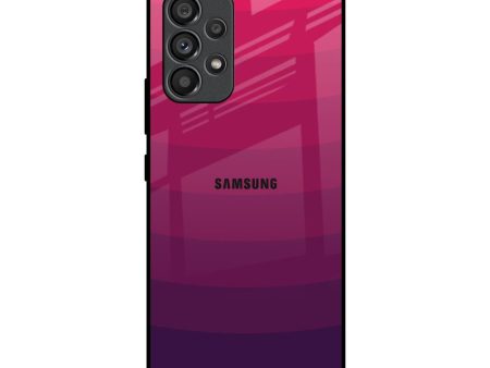 Wavy Pink Pattern Glass Case for Samsung Galaxy A53 5G Online now