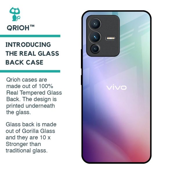 Abstract Holographic Glass Case for Vivo V23 Pro 5G Online Sale