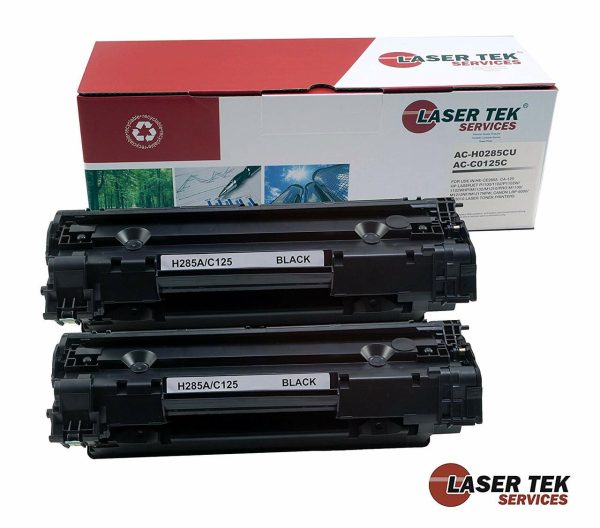 2 Pack HP 85A CE285A Black Compatible Toner Cartridge | Laser Tek Services Fashion