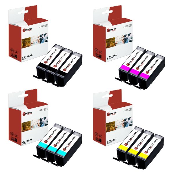 12 Pack HP 670XL Compatible Ink Cartridge | Laser Tek Services Discount