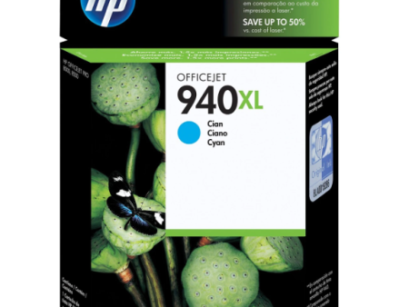 HP No 940XL C4907AN Cyan High Yield OEM Inkjet Cartridge Supply