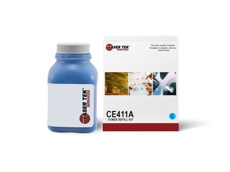 High Yield Toner Refill Kit for HP 305A CE411A Cyan with chip | Laser Tek Services For Discount