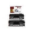 2 Pack HP 05X CE505X Black Compatible High Yield Toner Cartridge | Laser Tek Services For Cheap