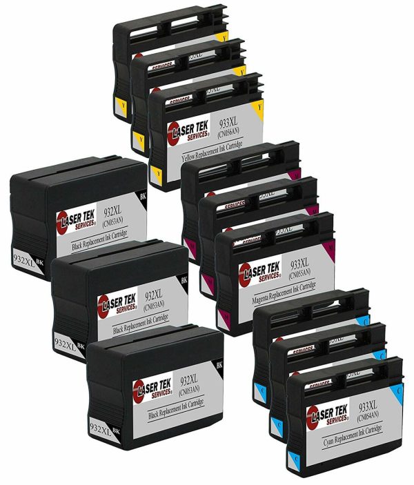 12 Pack HP 932XL Compatible High Yield Ink Cartridge | Laser Tek Services Online Sale